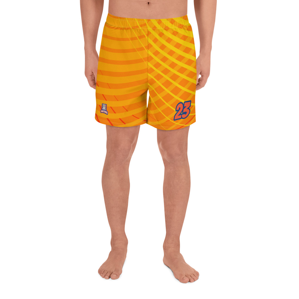 SMAQ SQUAD Orange Men’s Recycled Athletic Shorts