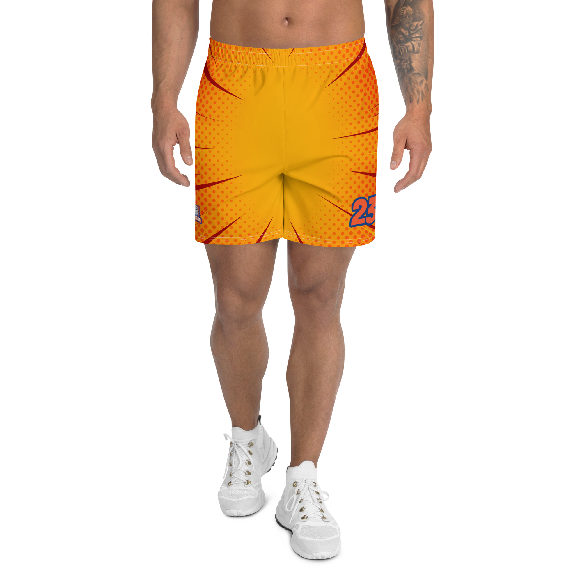 SMAQ Fire Men's Recycled Athletic Shorts