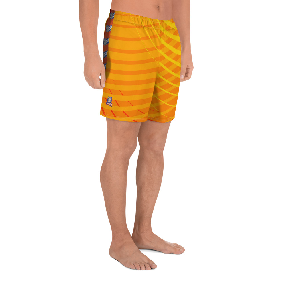 SMAQ SQUAD Orange Men's Recycled Athletic Shorts