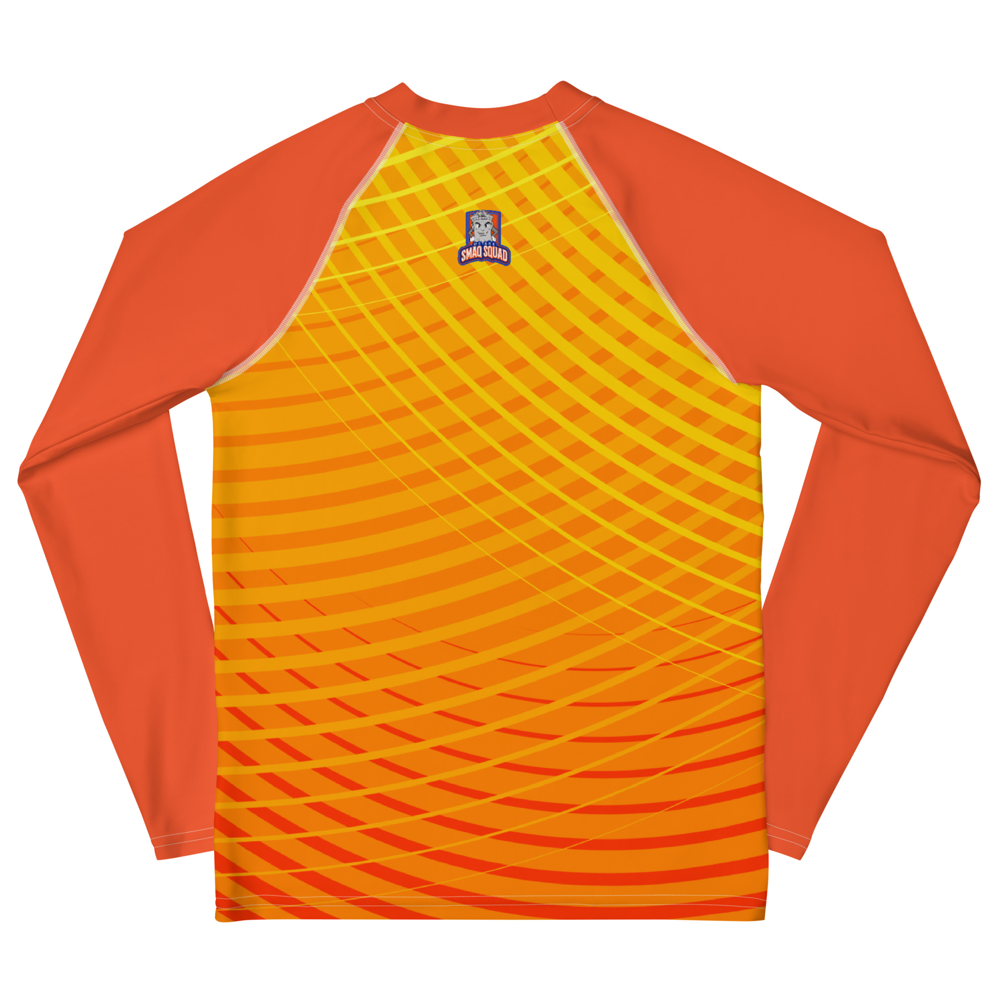 SMAQ Orange Youth Rash Guard