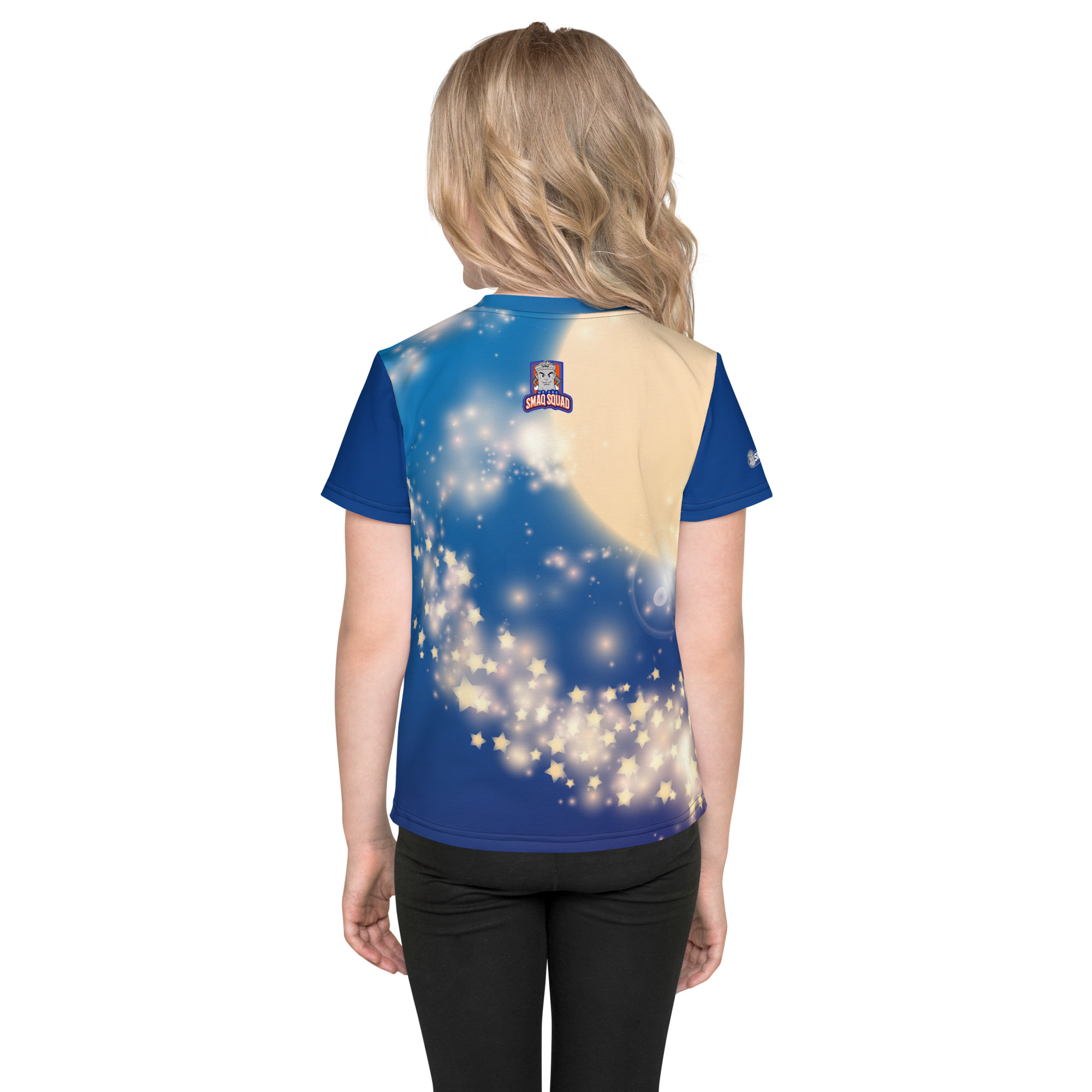 SMAQ Mystical Blue Love Kids crew neck t-shirt