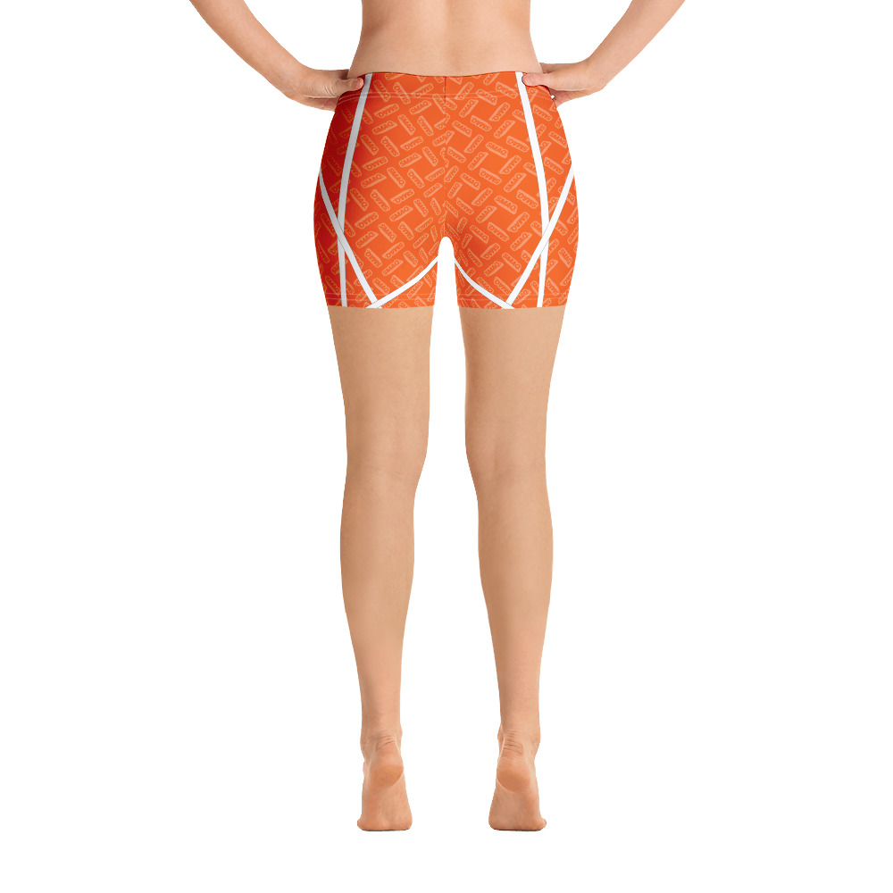 SMAQ Orange Triangle Shorts