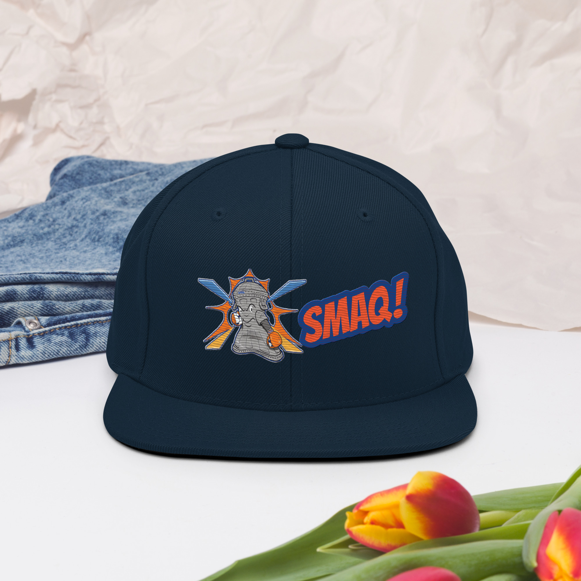 SMAQ Attack Snapback Hat