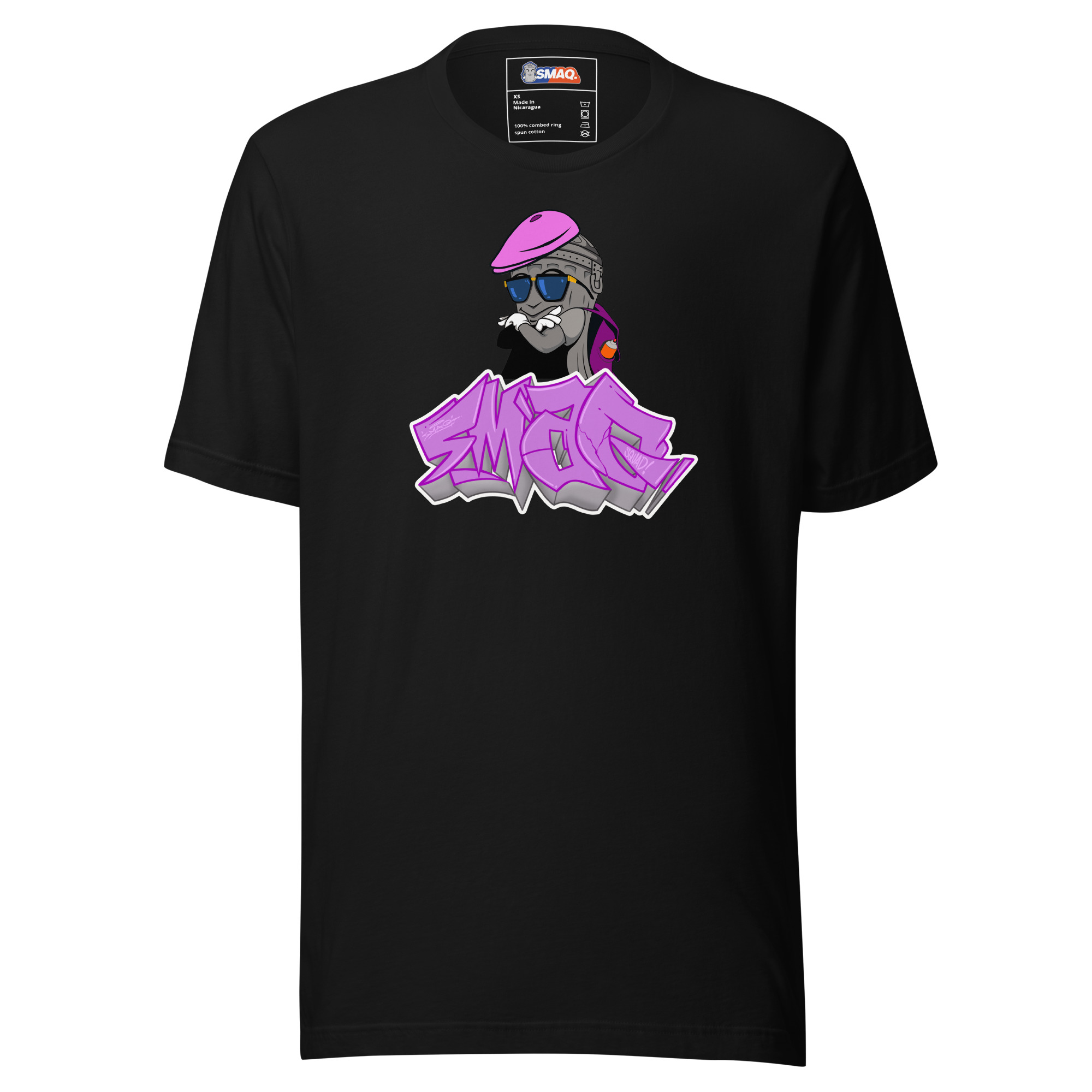 SMAQ Graffiti Piece Purple Chillin t-shirt