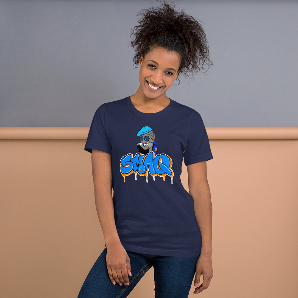 SMAQ Graffiti Piece Blue Chillin t-shirt