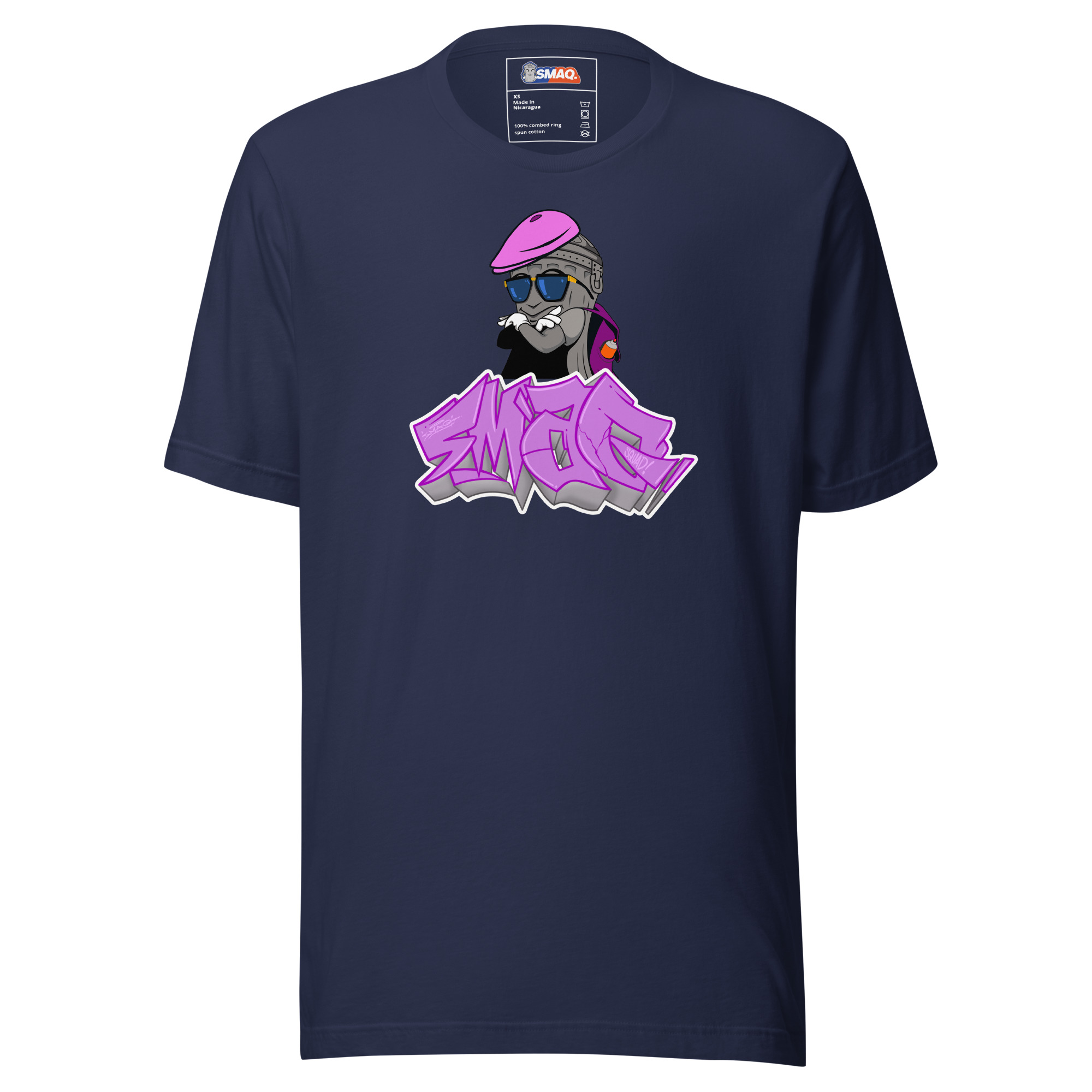 SMAQ Graffiti Piece Purple Chillin t-shirt